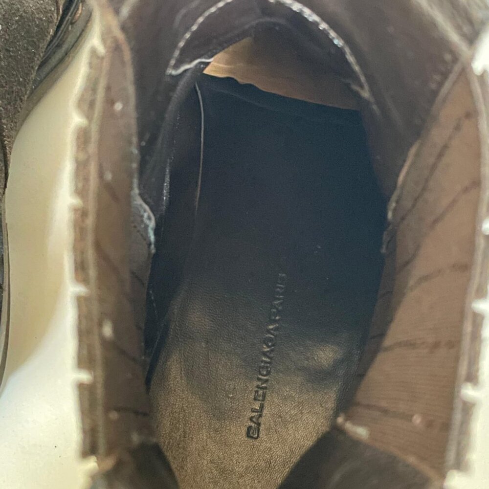 BALENCIAGA - Vintage Black Leather Chelsea Boots sz 40 US 9 - Picture 8 of 10